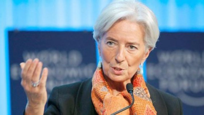 Christine Lagarde îşi menţine estimările optimiste cu privire la creşterea economică în zona euro